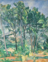 Het Aquaduct (Montagne Sainte-Victoire gezien door Bomen), ca. 1885-87